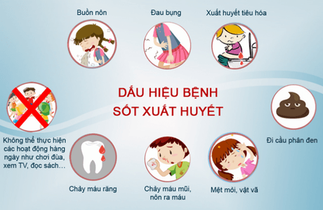 dấu hiệu sốt xuất huyết