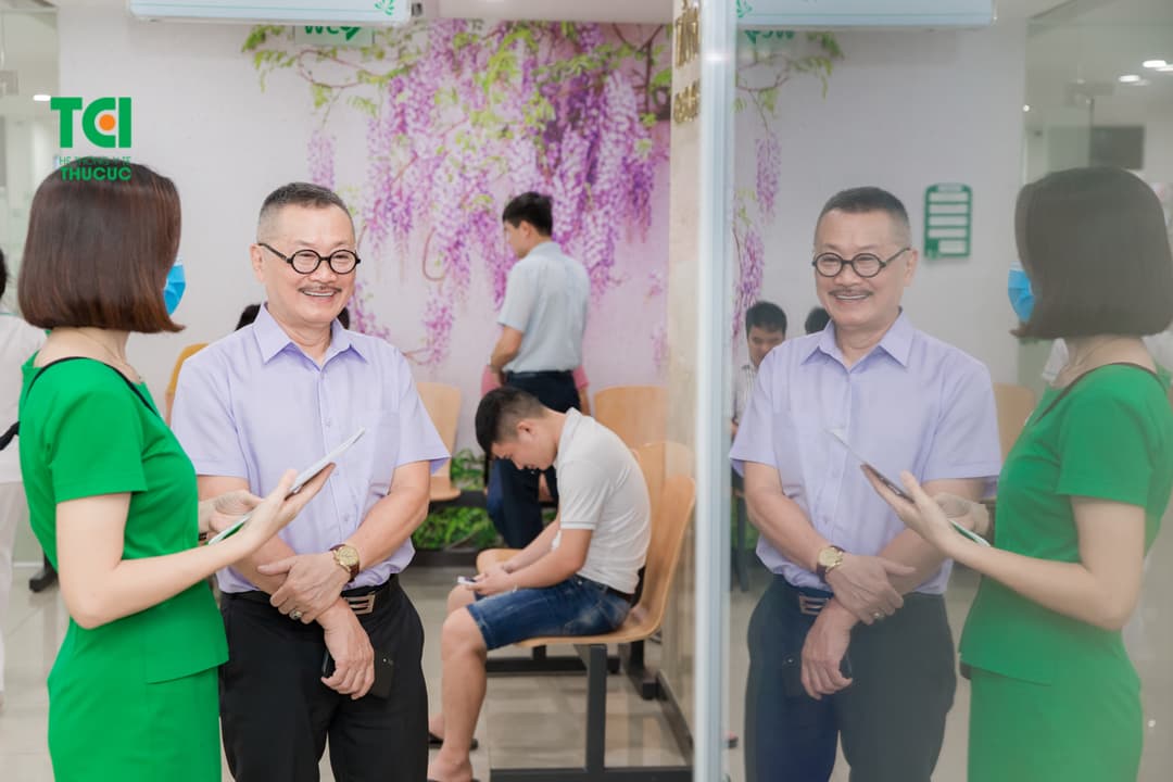 NSƯT Trần Đức khám sức khỏe tại Hệ thống Y tế Thu Cúc