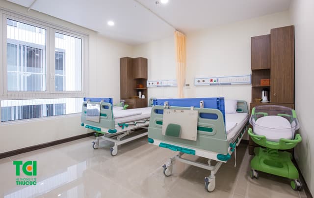 Không gian khoa sản tại Bệnh viện Thu Cúc