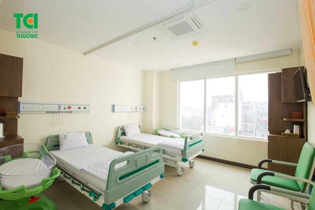 Không gian khoa sản tại Bệnh viện Thu Cúc