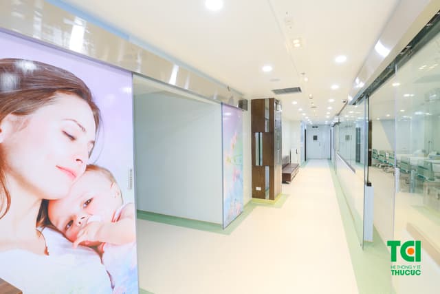 Không gian khoa sản tại Bệnh viện Thu Cúc