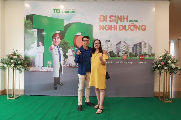 Mẹ bầu tham dự hội thảo Sơ cấp cứu cho mẹ bầu được bệnh viện ĐKQT Thu Cúc tổ chức