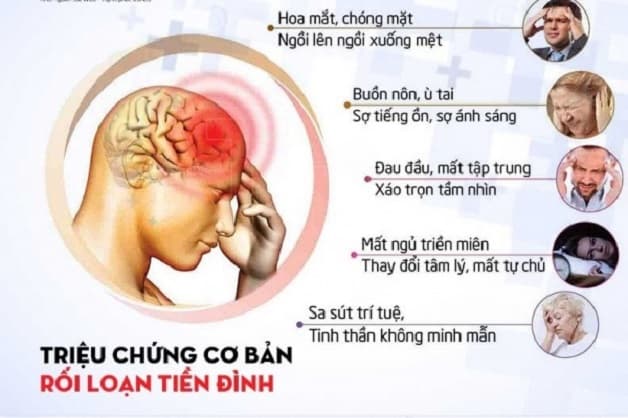 Hoa mắt chóng mặt là những biểu hiện thường gặp ở những bệnh nhân có tiền định rối loạn.