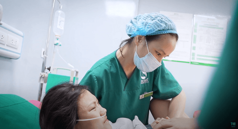 Nhật ký vượt cạn của mẹ bầu tại Bệnh viện ĐKQT Thu Cúc