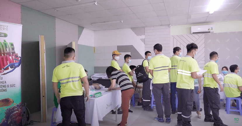 Mục sở thị quá trình thăm khám của cán bộ công nhân viên Saint Gobain Bắc Việt Nam