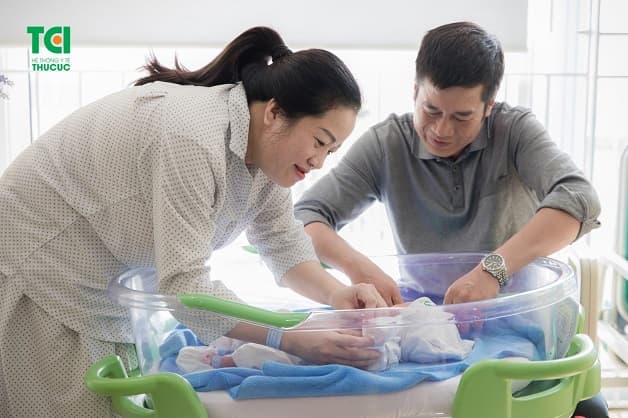 Bé Trọng Minh chào đời là món quà vô giá với gia đình chị Thủy