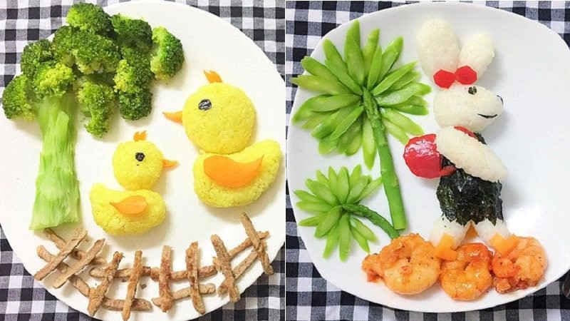 Thực đơn cuốn hút sẽ kích thích trẻ ăn ngon miệng hơn