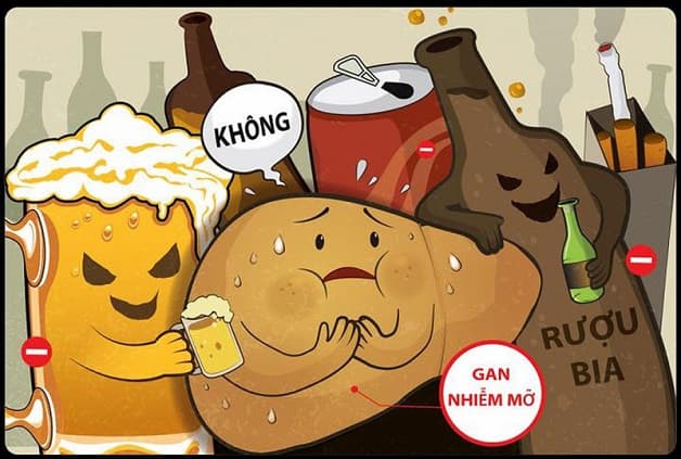 Hạn chế uống rượu bia là cách phòng tránh bệnh hiệu quả