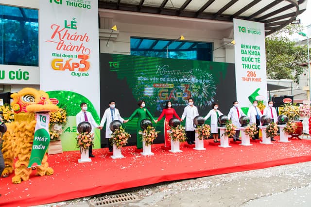 Tưng bừng khánh thành Bệnh viện giai đoạn 2 – Gấp 3 lần Quy mô