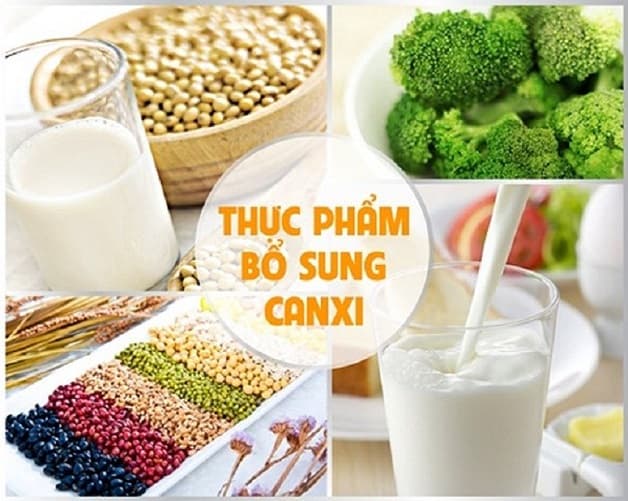 thực phẩm bổ sung canxi