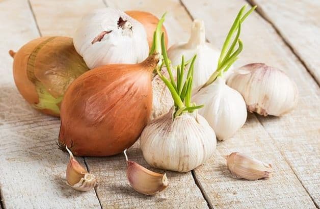 Việc bạn thường xuyên ăn các loại thực phẩm có mùi (như hành, tỏi, nước mắm…) sẽ khiến miệng bạn có mùi khó chịu.