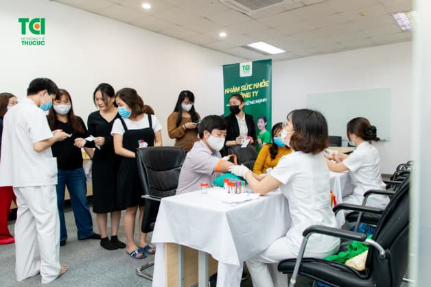 quy trình khám sức khỏe tại công ty