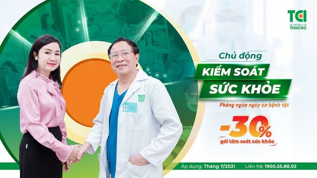Tầm soát sức khoẻ với ưu đãi 30% chi phí