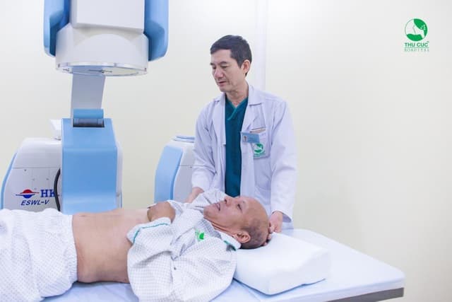 Quy trình tán sỏi thận ngoài cơ thể