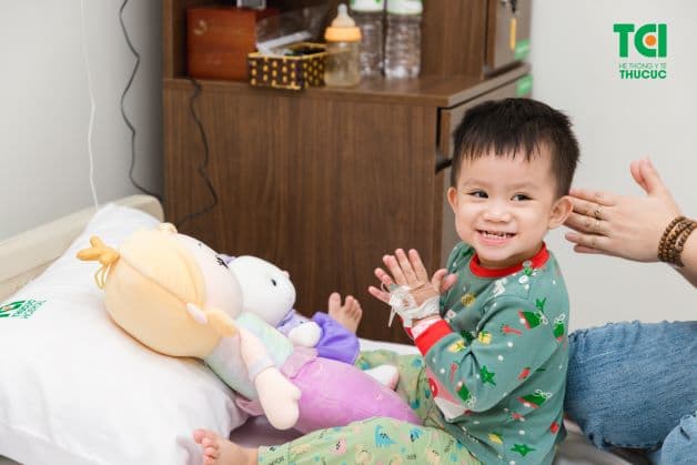 Sau ba ngày, bé T.T.A.C được xuất viện với tình trạng sức khỏe vô cùng khả quan.