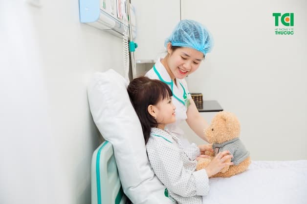 Tại Khoa Nhi-Hệ thống Y tế Thu Cúc TCI, các bé luôn được chăm sóc, nâng niu tận tâm, ân cần