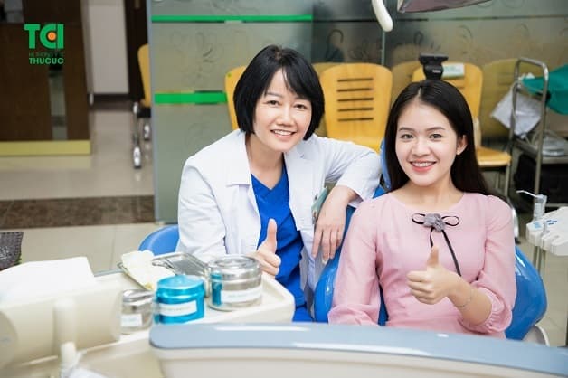 Khách hàng hài lòng tuyệt đối với dịch vụ chỉnh nha tại Thu Cúc TCI