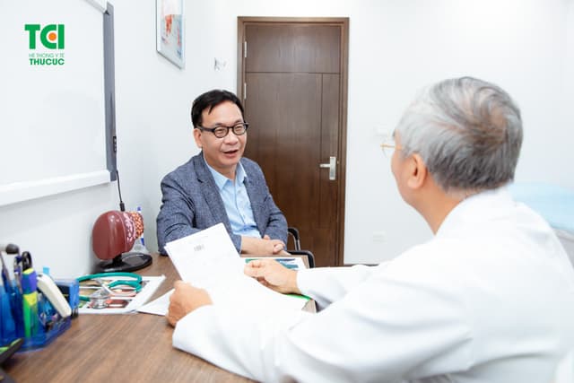 NSƯT Đức Khuê khám sức khỏe tổng quát tại Thu Cúc TCI