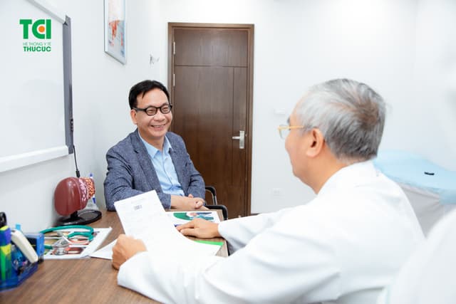 NSƯT Đức Khuê khám sức khỏe tổng quát tại Thu Cúc TCI