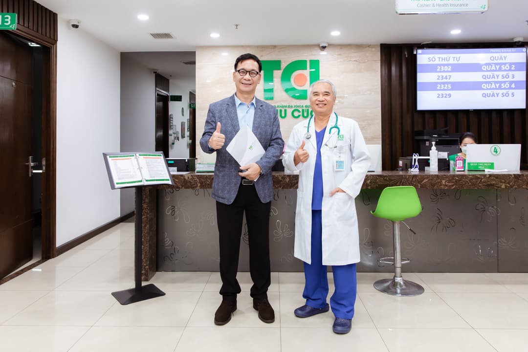 NSƯT Đức Khuê khám sức khỏe tổng quát tại Thu Cúc TCI