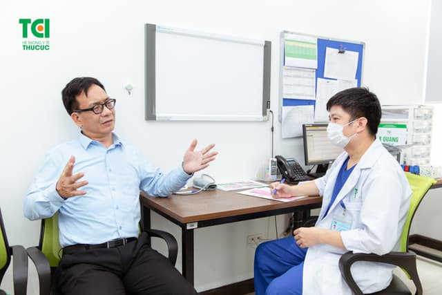 NSƯT Đức Khuê khám sức khỏe tổng quát tại Thu Cúc TCI