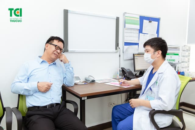 NSƯT Đức Khuê khám sức khỏe tổng quát tại Thu Cúc TCI