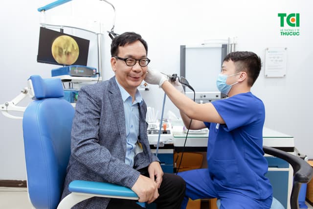 NSƯT Đức Khuê khám sức khỏe tổng quát tại Thu Cúc TCI