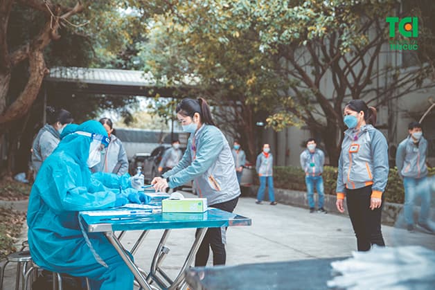 Công ty TNHH sản xuất Vinh Quang quyết tâm giữ vững “vùng xanh an toàn”