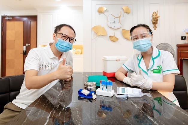 lấy máu tại nhà