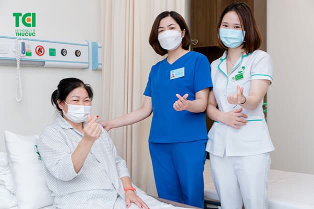 Bệnh nhân phục hồi rất tốt sau phẫu thuật
