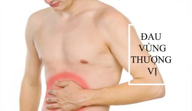 Người nhiễm bệnh sẽ thường thấy đau vùng thượng vị