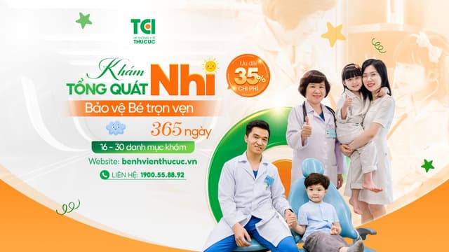 Khám bác sĩ giỏi, hạn chế kháng sinh – Ưu đãi phí khám Nhi tại TCI