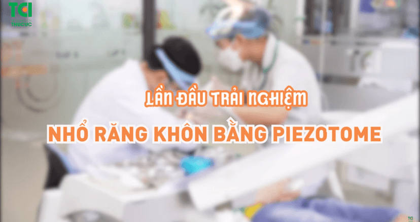 Xử lý chiếc răng “ngang ngược” bằng Piezotome