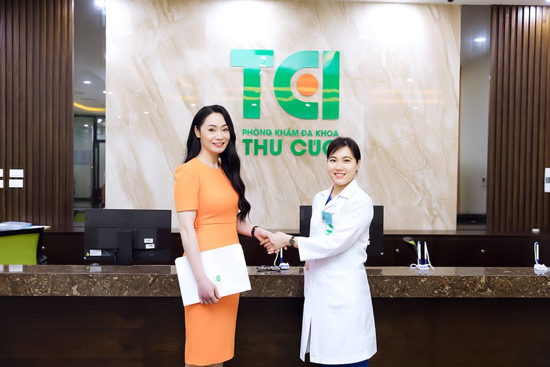 Diễn viên Quách Thu Phương trải nghiệm khám sức khỏe tại Thu Cúc TCI