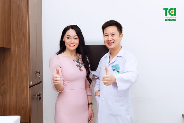 Diễn viên Quách Thu Phương trải nghiệm khám sức khỏe tại Thu Cúc TCI