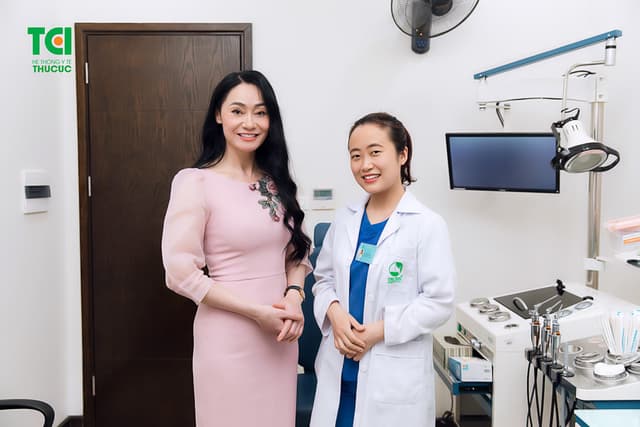 Diễn viên Quách Thu Phương trải nghiệm khám sức khỏe tại Thu Cúc TCI