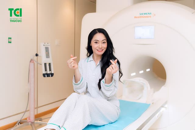 Diễn viên Quách Thu Phương trải nghiệm khám sức khỏe tại Thu Cúc TCI