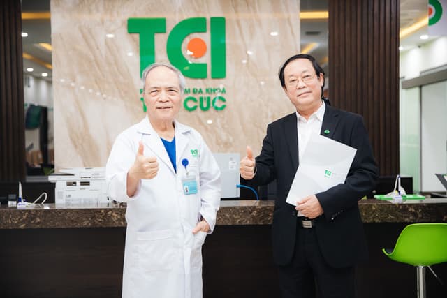 NSƯT Phú Thăng lựa chọn gói tầm soát sức khỏe tại Thu Cúc TCI