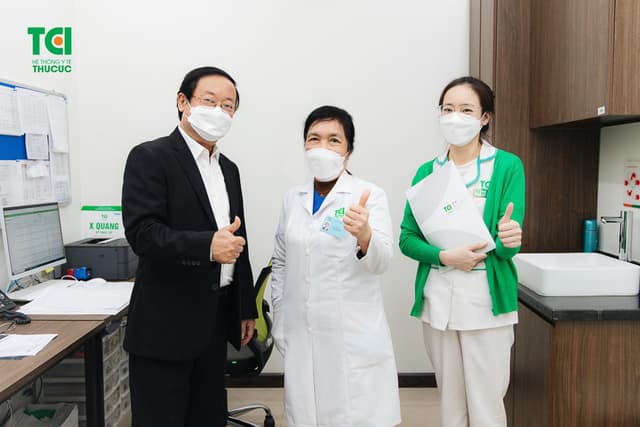 NSƯT Phú Thăng lựa chọn gói tầm soát sức khỏe tại Thu Cúc TCI