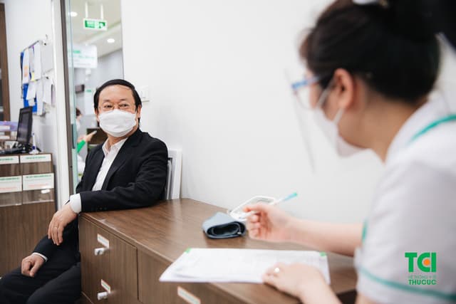 NSƯT Phú Thăng lựa chọn gói tầm soát sức khỏe tại Thu Cúc TCI