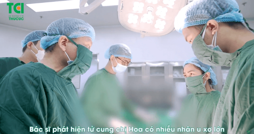 Bệnh nhân đa u xơ tử cung, có tiền sử K giáp thoát cửa tử thần kỳ tại TCI