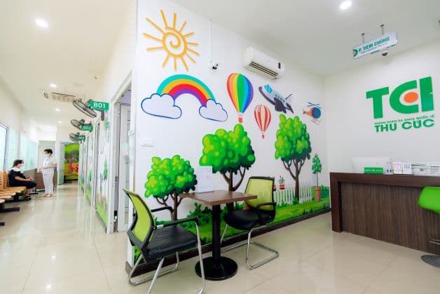 Không gian phòng tiêm chủng Thu Cúc TCI