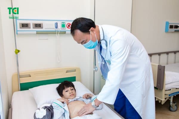 viêm hạch mạc treo ở trẻ nhỏ