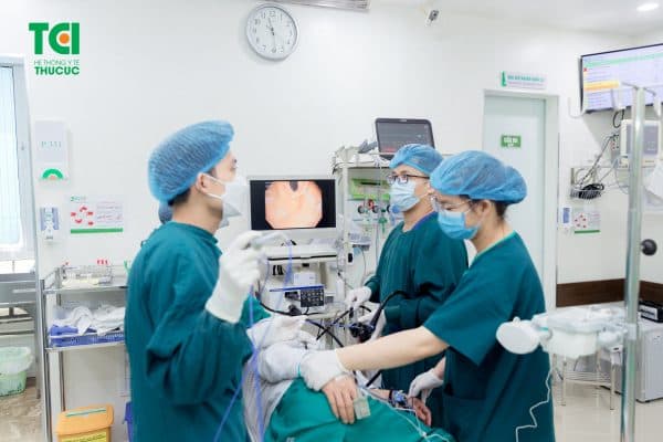 Nội soi chẩn đoán nhiễm HP dương tính