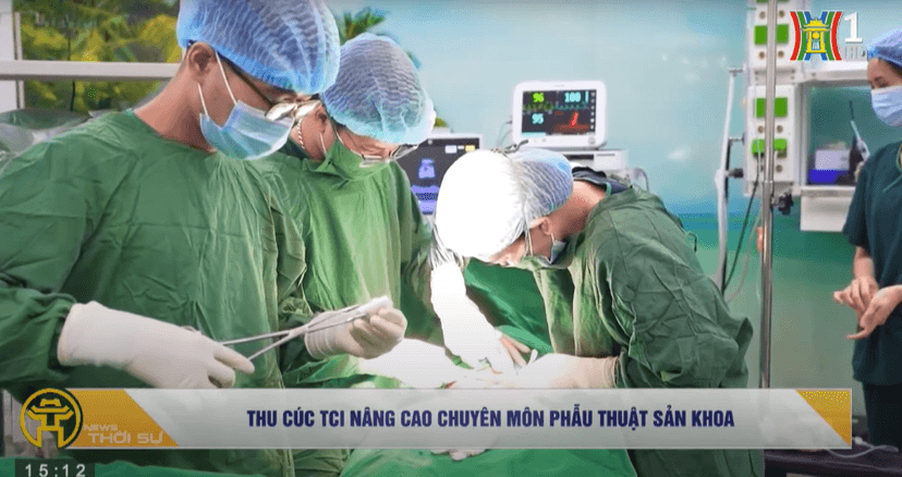 Sản phụ mổ đẻ kết hợp bóc tách u xơ tử cung lớn tại TCI
