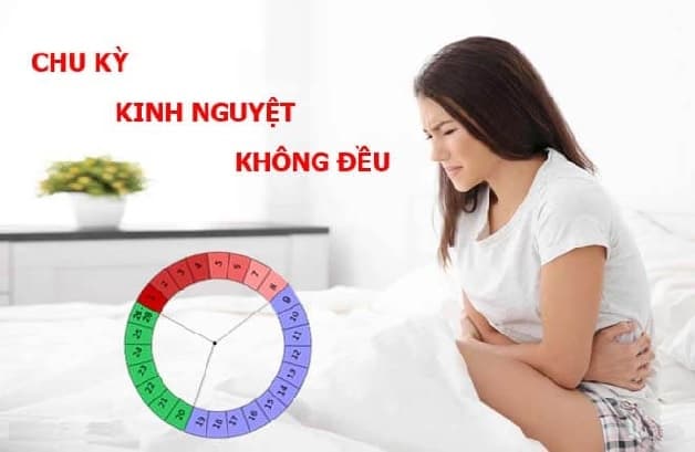 kinh nguyệt ra không đều