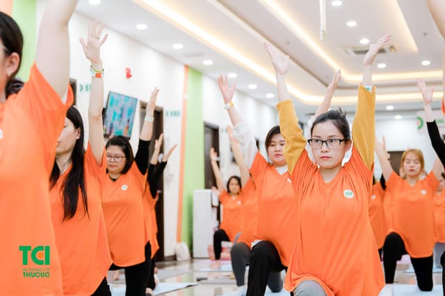 Ảnh tập huấn tiền sản và yoga thai kỳ