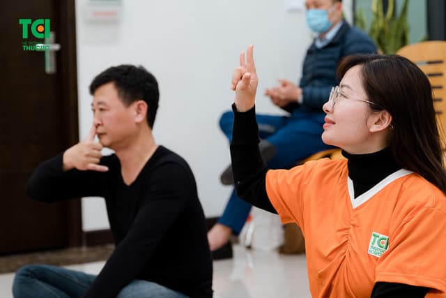 Ảnh tập huấn tiền sản và yoga thai kỳ