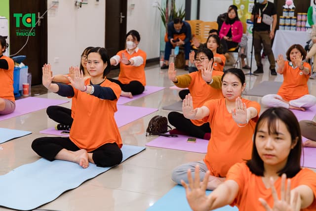 Ảnh tập huấn tiền sản và yoga thai kỳ