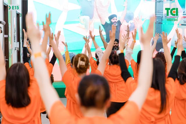 Ảnh tập huấn tiền sản và yoga thai kỳ